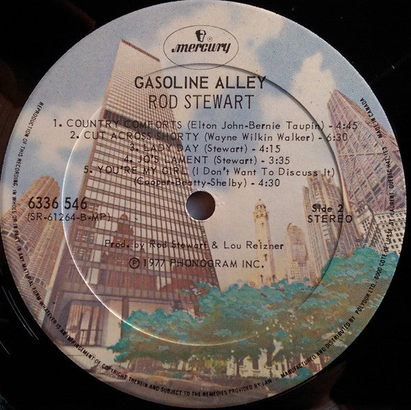 Rod Stewart : Gasoline Alley (LP, Album, RE)