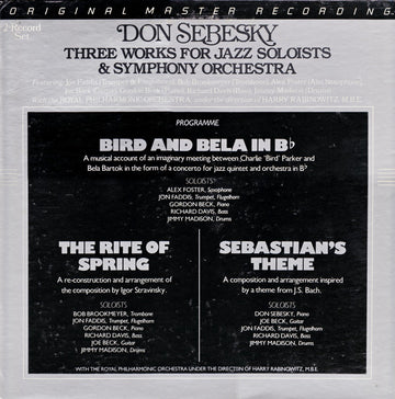 Don Sebesky : Three Works For Jazz Soloists & Symphony Orchestra (2xLP, Album, Gat)