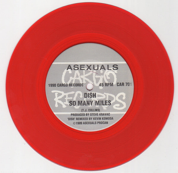 Change Of Heart / Asexuals : Change Of Heart / Asexuals (7", EP, Red)