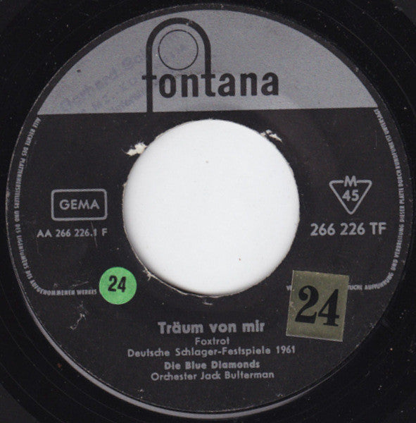 Die Blue Diamonds* : Träum Von Mir (7", Single, Mono)