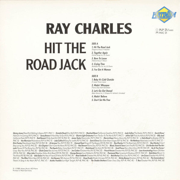 Ray Charles : Hit The Road Jack (LP, Comp)