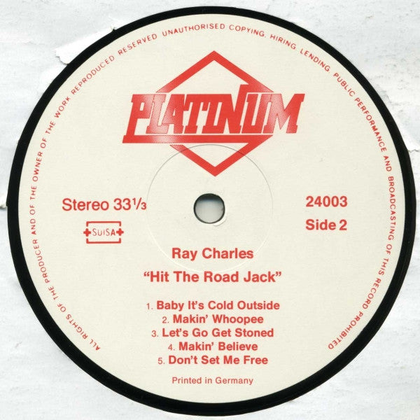 Ray Charles : Hit The Road Jack (LP, Comp)