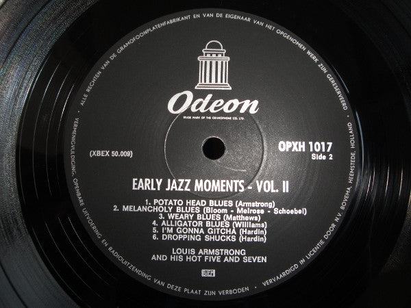 Louis Armstrong & His Hot Five And Louis Armstrong & His Hot Seven : Early Jazz Moments Vol. II (LP, Comp)