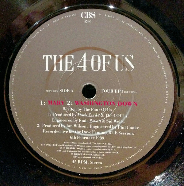 The 4 Of Us : Mary (7")
