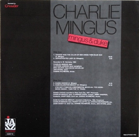 Charles Mingus : Mingus & Duke (LP, Comp)