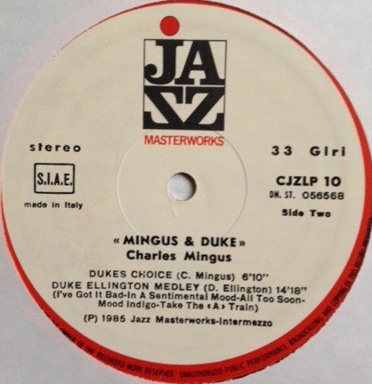Charles Mingus : Mingus & Duke (LP, Comp)