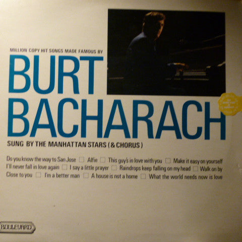 The Manhattan Stars : Million Copy Hit Songs Made Famous By Burt Bacharach Sung By The Manhattan Stars (LP)