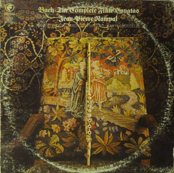 Bach* - Jean-Pierre Rampal : The Complete Flute Sonatas (2xLP, RE, Gat)