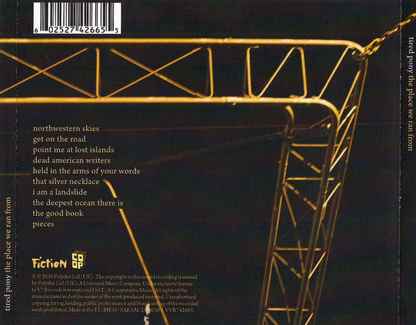 Tired Pony : The Place We Ran From (CD, Album)