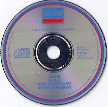 Adolphe C. Adam / Herbert Von Karajan, Wiener Philharmoniker : Giselle (CD, Album, RM)