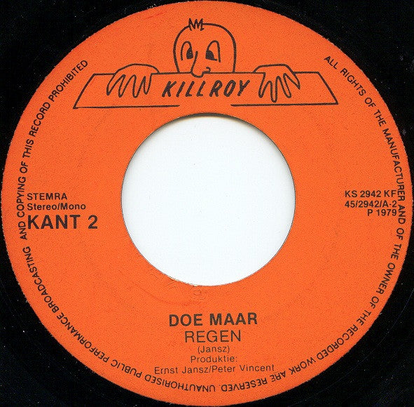 Doe Maar : Ik Zou Het Willen Doen / Regen (7", Single)