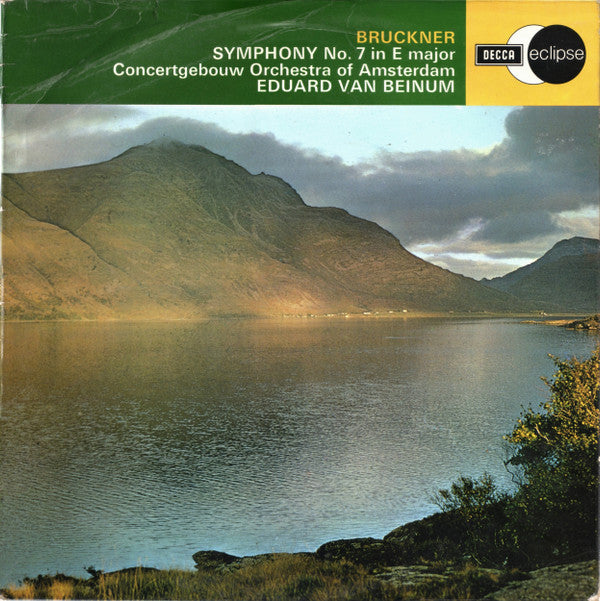 Anton Bruckner - Concertgebouworkest, Eduard Van Beinum : Symphony No. 7 In E Major (LP, RE, RM, Red)