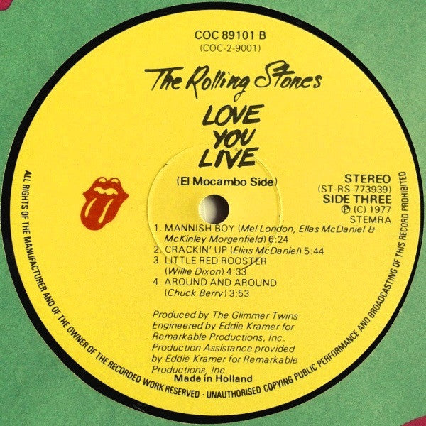 The Rolling Stones : Love You Live (2xLP, Album, Gat)