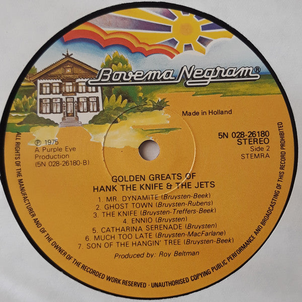 Hank The Knife & The Jets* : Golden Greats Of Hank The Knife & The Jets (LP, Comp)