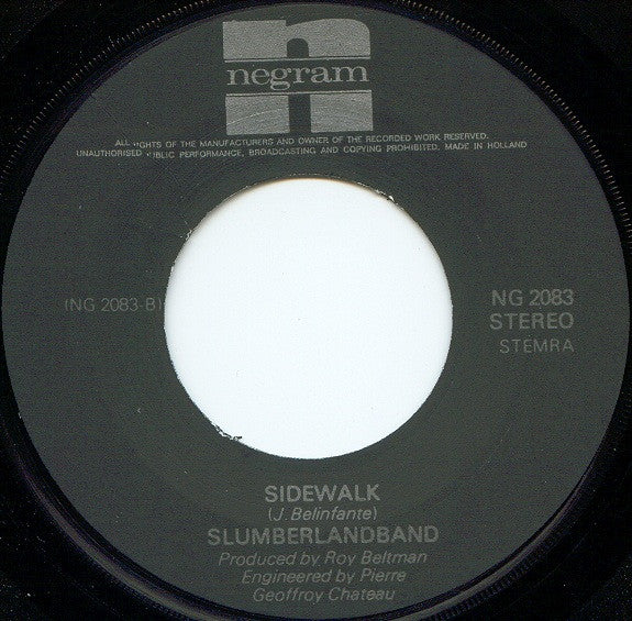 Slumberlandband : One Monkey Is No Monkey (Zoo) (7", Single)