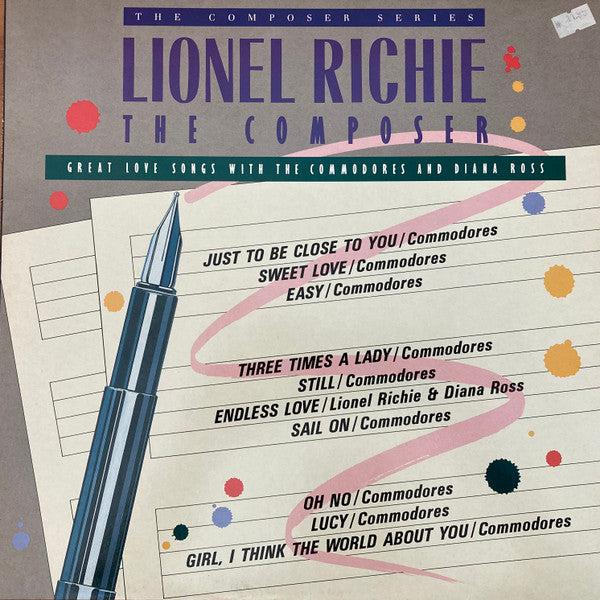 Lionel Richie : The Composer: Great Love Songs With The Commodores & Diana Ross (LP, Comp)