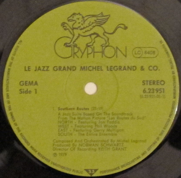 Michel Legrand & Co. : Le Jazz Grand (LP, Album, Gat)