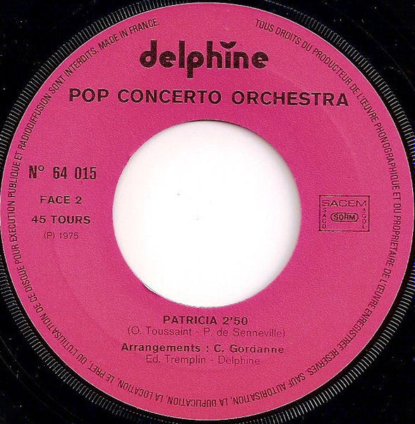 Pop Concerto Orchestra : You're A Laiyer (7", Single)