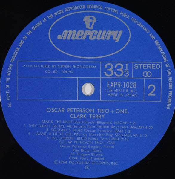 The Oscar Peterson Trio / Clark Terry : + One (LP)
