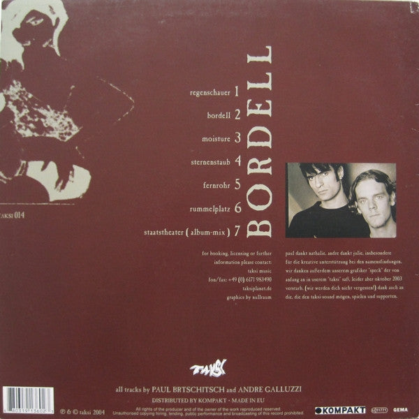 Brtschitsch & Galluzzi : Bordell (2xLP)