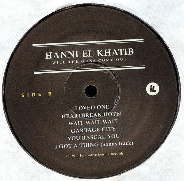Hanni El Khatib : Will The Guns Come Out (LP, Album)