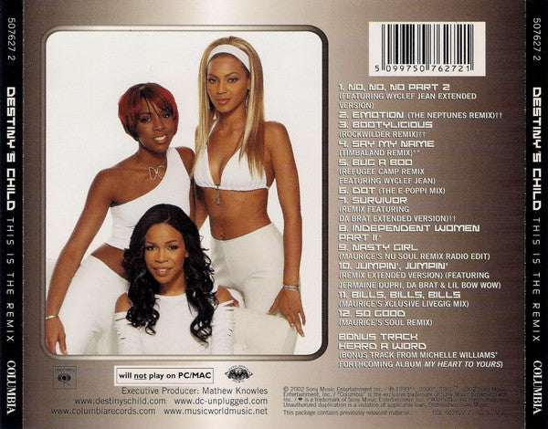 Destiny's Child : This Is The Remix (CD, Comp, Copy Prot.)
