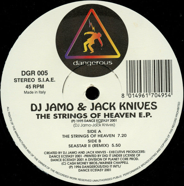 DJ Jamo & Jack Knives : The Strings Of Heaven EP (2x12", EP)