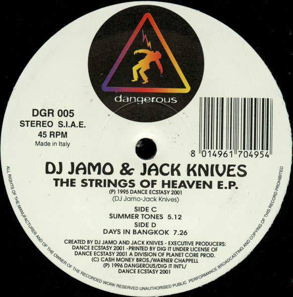 DJ Jamo & Jack Knives : The Strings Of Heaven EP (2x12", EP)