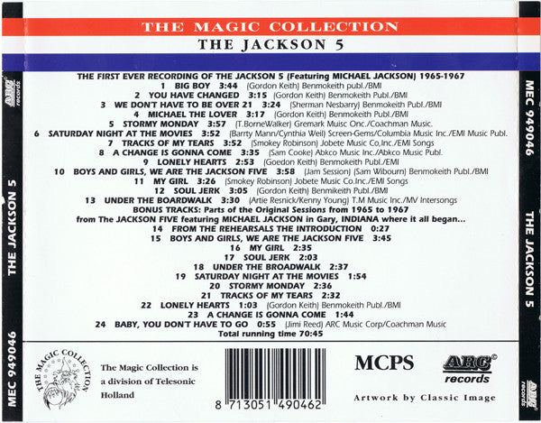 The Jackson 5 : The Magic Collection (CD, Comp)