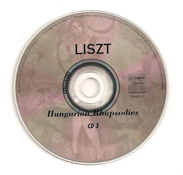Antonín Dvořák / Johannes Brahms / Franz Liszt : Slavonic Dances  / Hungarian Dances  / Hungarian Rhapsodies (3xCD, Comp)