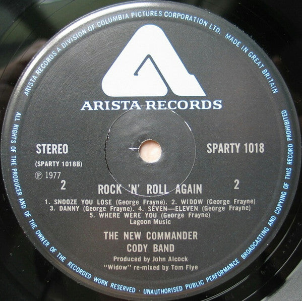 The New Commander Cody Band* : Rock N' Roll Again (LP, Album)
