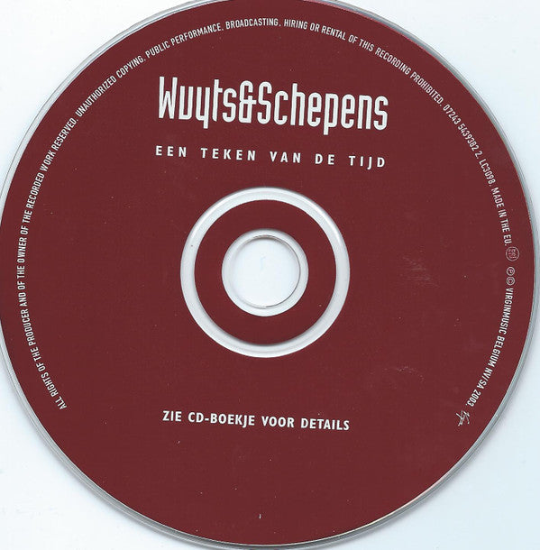 Wuyts & Schepens : Een Teken Van De Tijd (CD, Album)