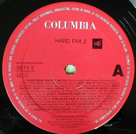Various : Hard Fax 2 (2xLP, Comp)