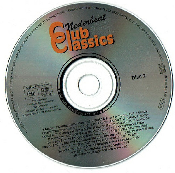 Various : Club Classics - Nederbeat (2xCD, Comp)