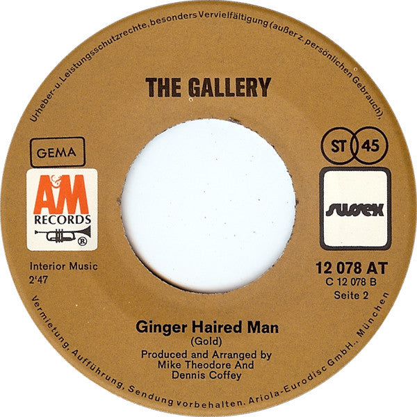 Gallery (2) : Nice To Be With You (7", Single)
