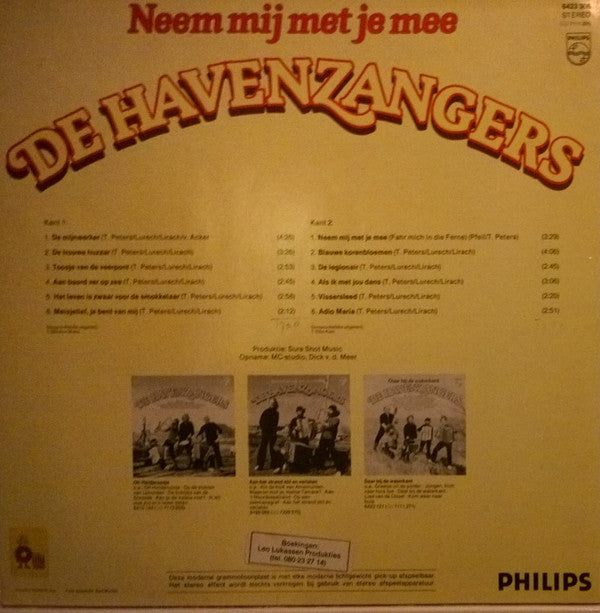 De Havenzangers : Neem Mij Met Je Mee (LP, Album)