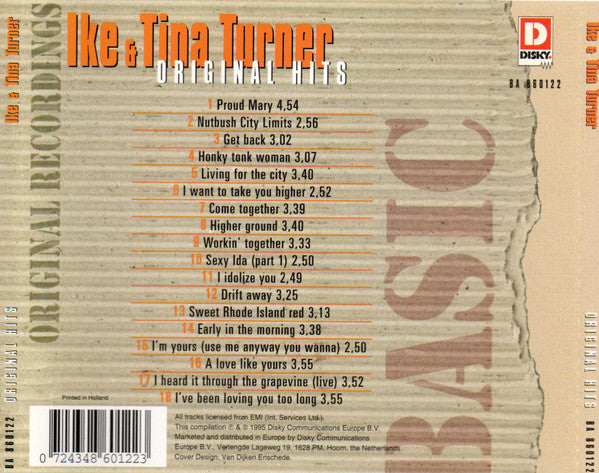 Ike & Tina Turner : Original Hits (CD, Comp)