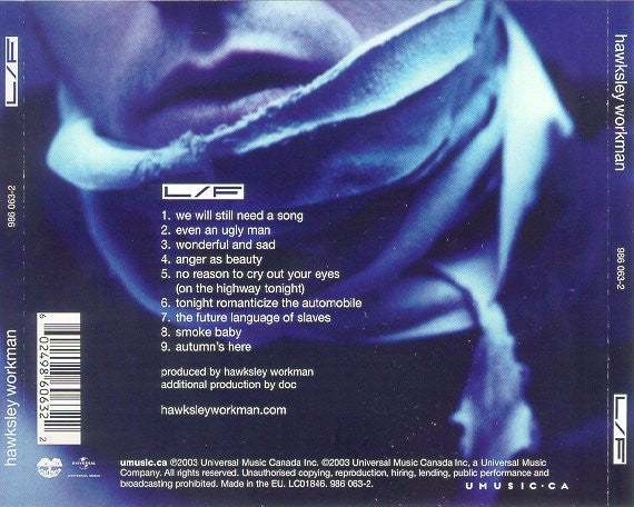 Hawksley Workman : Lover / Fighter (CD, Album, Enh)