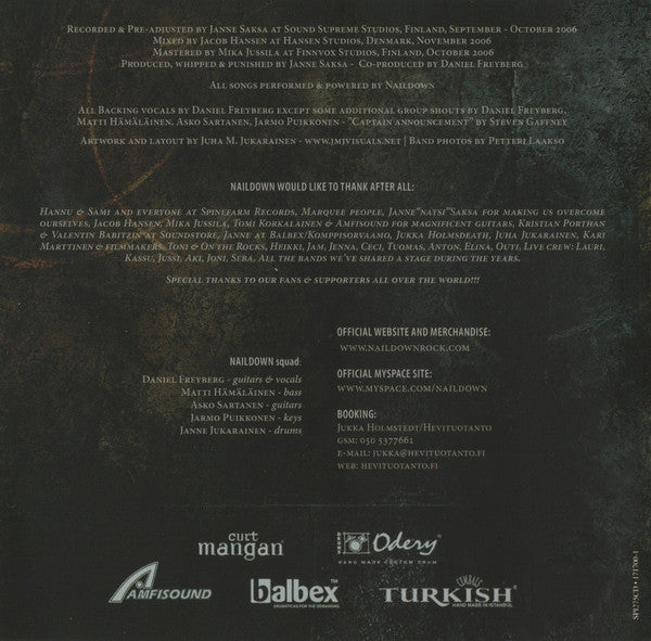 Naildown : Dreamcrusher (CD, Album)