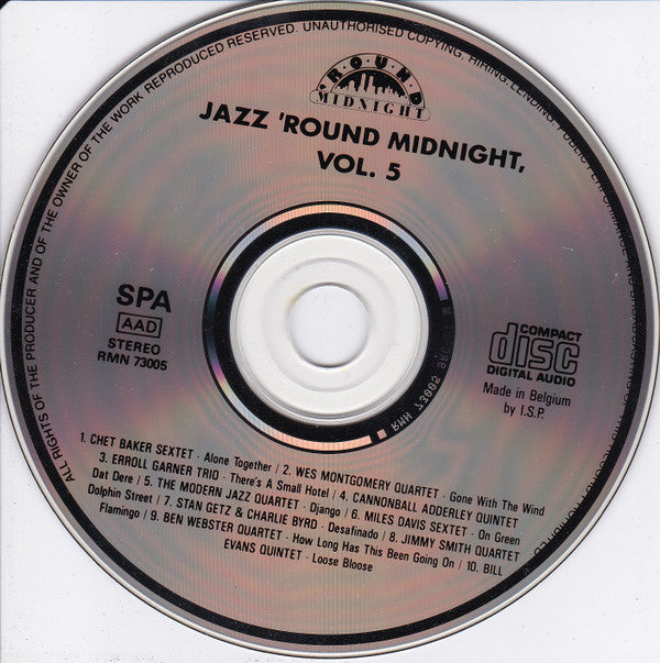 Various : Jazz 'Round Midnight Vol. 5 (CD, Comp)