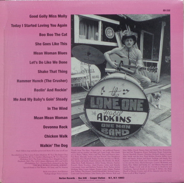 Hasil Adkins : Look At That Caveman Go!! (LP, Album, Mono)