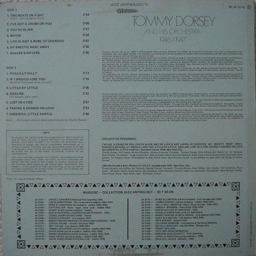 Tommy Dorsey And His Orchestra : 1946/1947 (LP, Comp)