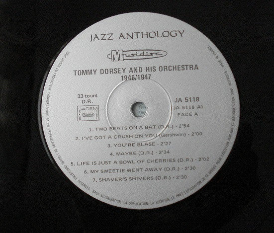 Tommy Dorsey And His Orchestra : 1946/1947 (LP, Comp)