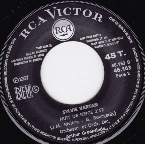 Sylvie Vartan : Comme Un Garçon (7", Single)