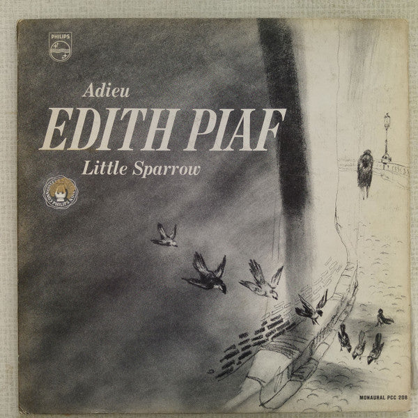 Edith Piaf : Adieu, Little Sparrow (LP, Mono, Gat)