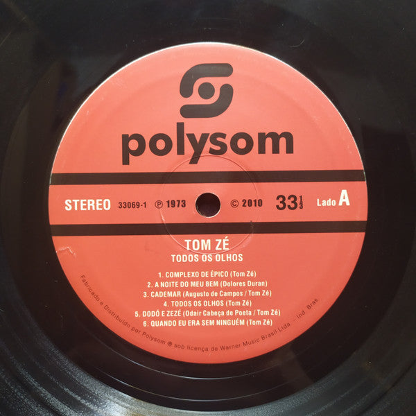 Tom Zé : Todos Os Olhos (LP, Album, Ltd, RE, RM, 180)