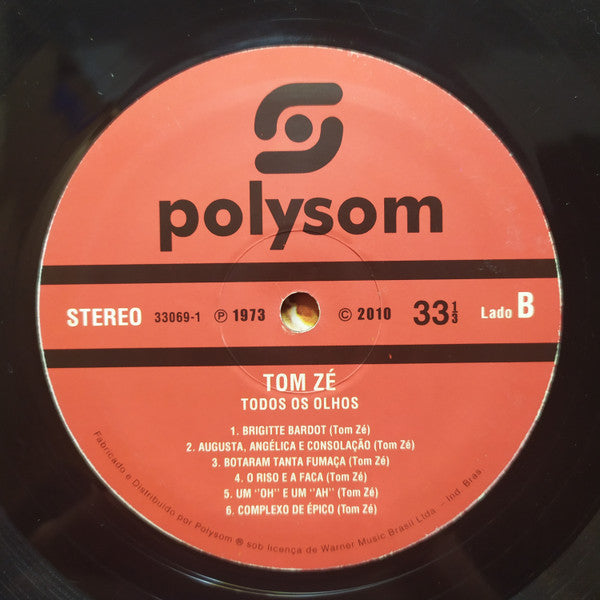 Tom Zé : Todos Os Olhos (LP, Album, Ltd, RE, RM, 180)