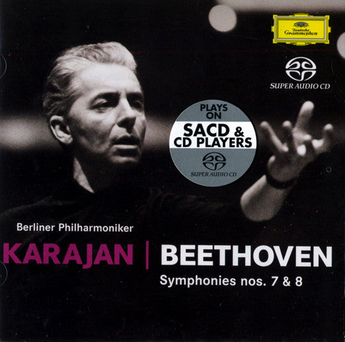 Ludwig van Beethoven – Berliner Philharmoniker, Herbert von Karajan : Symphonies Nos. 7 & 8 (SACD, Hybrid, Comp, RE)