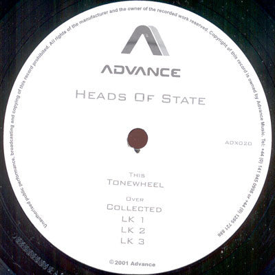 Heads Of State : Tonewheel (12")