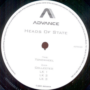 Heads Of State : Tonewheel (12")